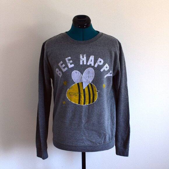 Bee Happy Graphic Crewneck Sweater - Picture 2 of 7